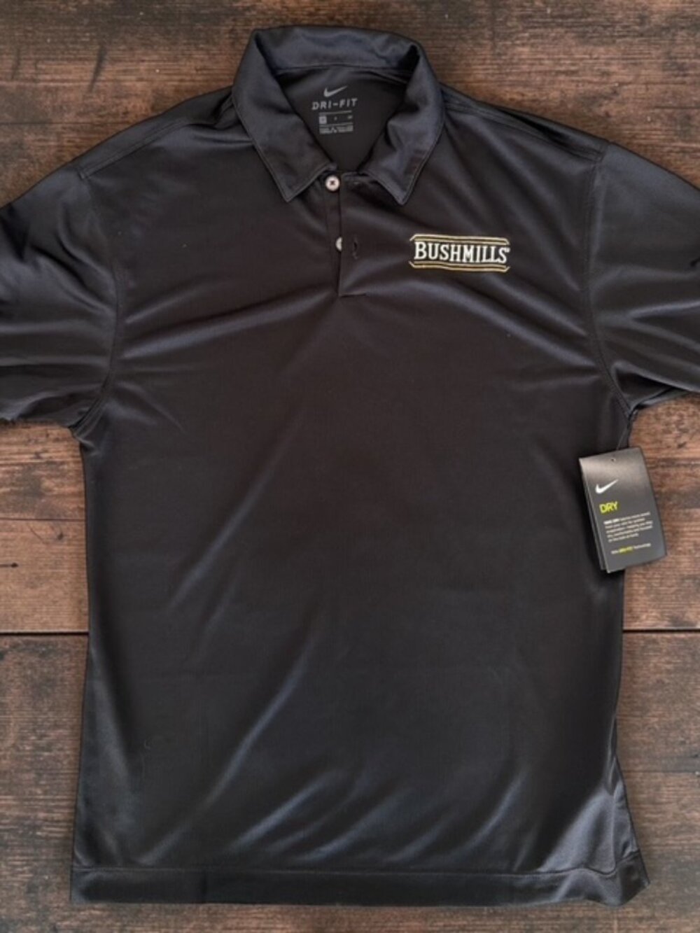 Nike Dri-FIT Limited Edition Bushmills Irish Whiskey Polo NWT Size S